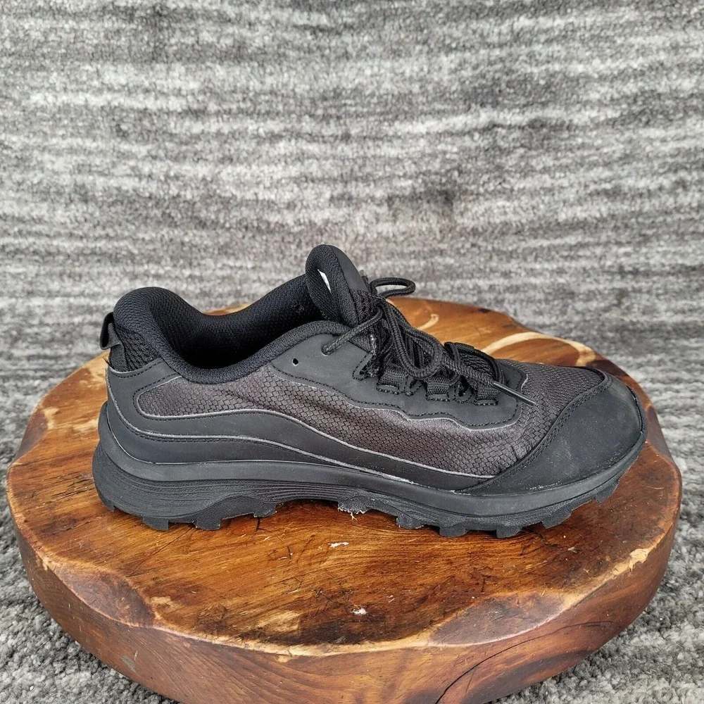 Merrell Moab Speed Black Waterproof‎ Hiking Shoes Black Men's Size 6